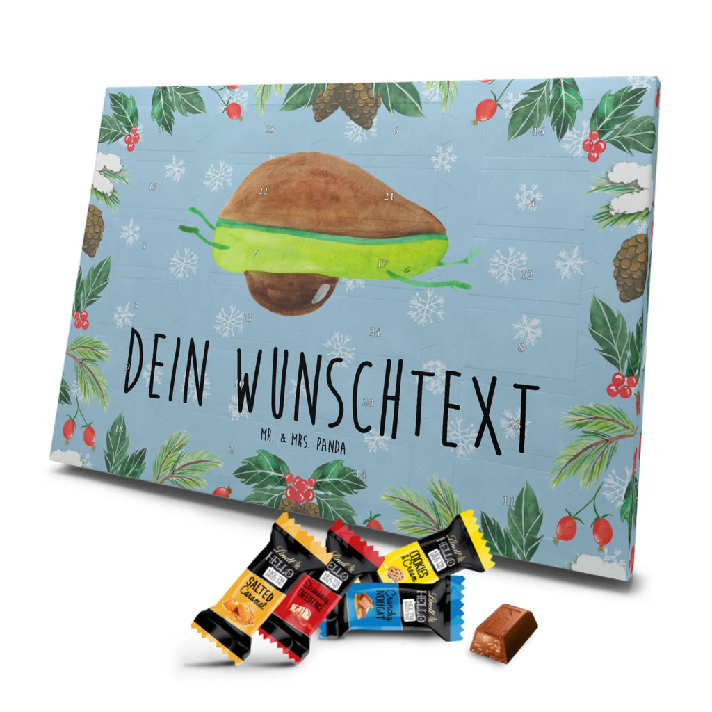 Adventskalender mit Namen Avocado Yoga Adventskalender mit Namen, Personalisierter Adventskalender, Gesund, Vegan, Veggie, Avocado, Avocado Yoga Vegan