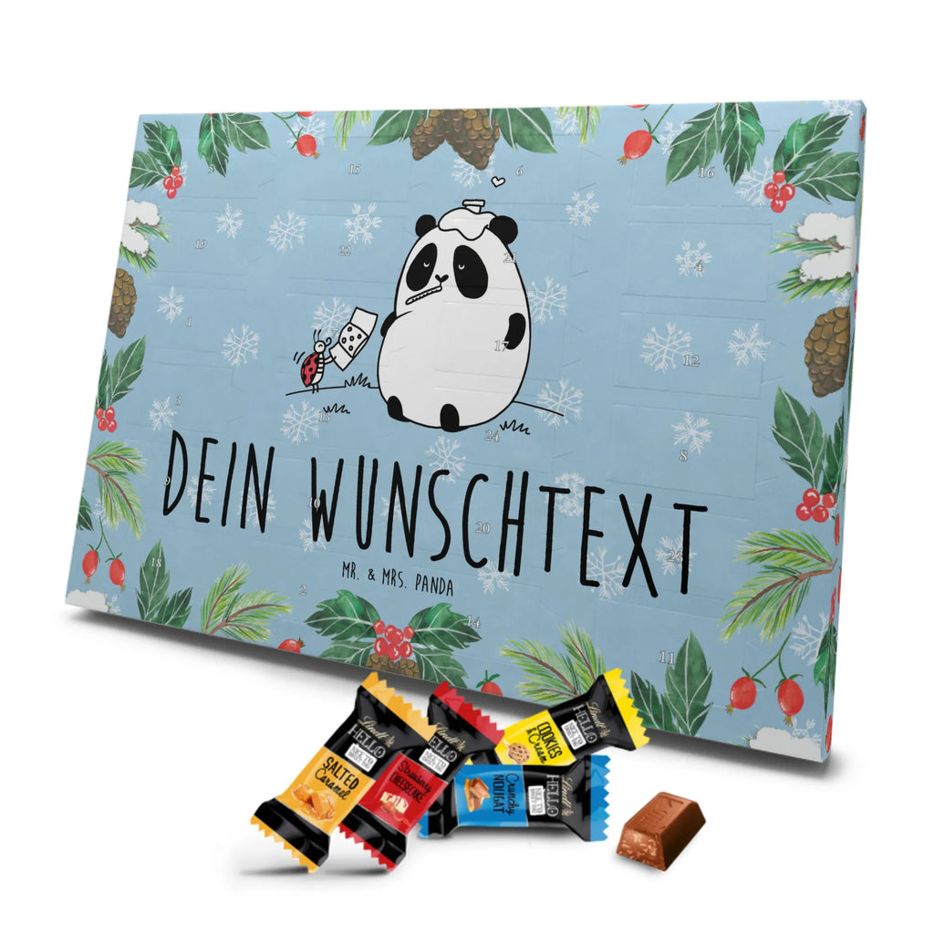  Panda Get well soon Personalisierter Adventskalender, Adventskalender mit Namen