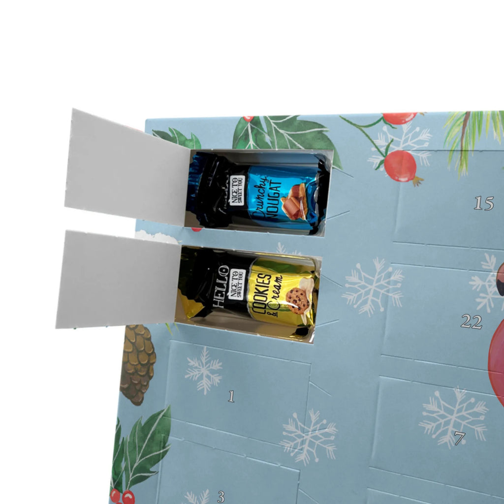 Personalisierter Schoko Adventskalender Flamingo Classic Personalisierter Adventskalender, Adventskalender mit Namen, Flamingo, Stolz, Spruch, Selbstliebe, Sohn, Freundinnen, Ich, für Mich, Tochter, Geschwister, Freundin, Außenseiter, Einzigartig
