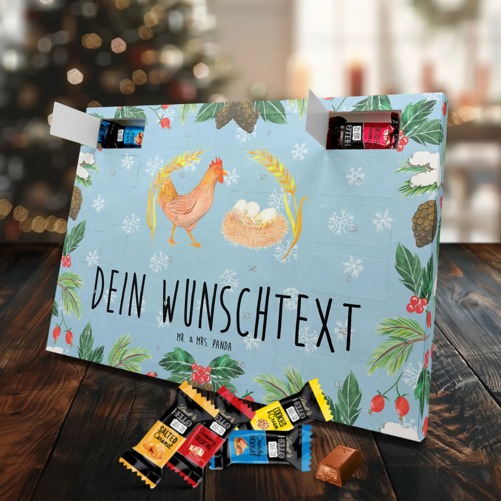 Personalisierter Schoko Adventskalender Huhn Stolz Personalisierter Adventskalender, Adventskalender mit Namen, Hoftiere, Landwirtin, Landwirt, Bauernhof, Hühner, Hof, Eier, Henne, Geburt, Magie, Schwangerschaft, Motivation, Hahn, Spruch, Landleben