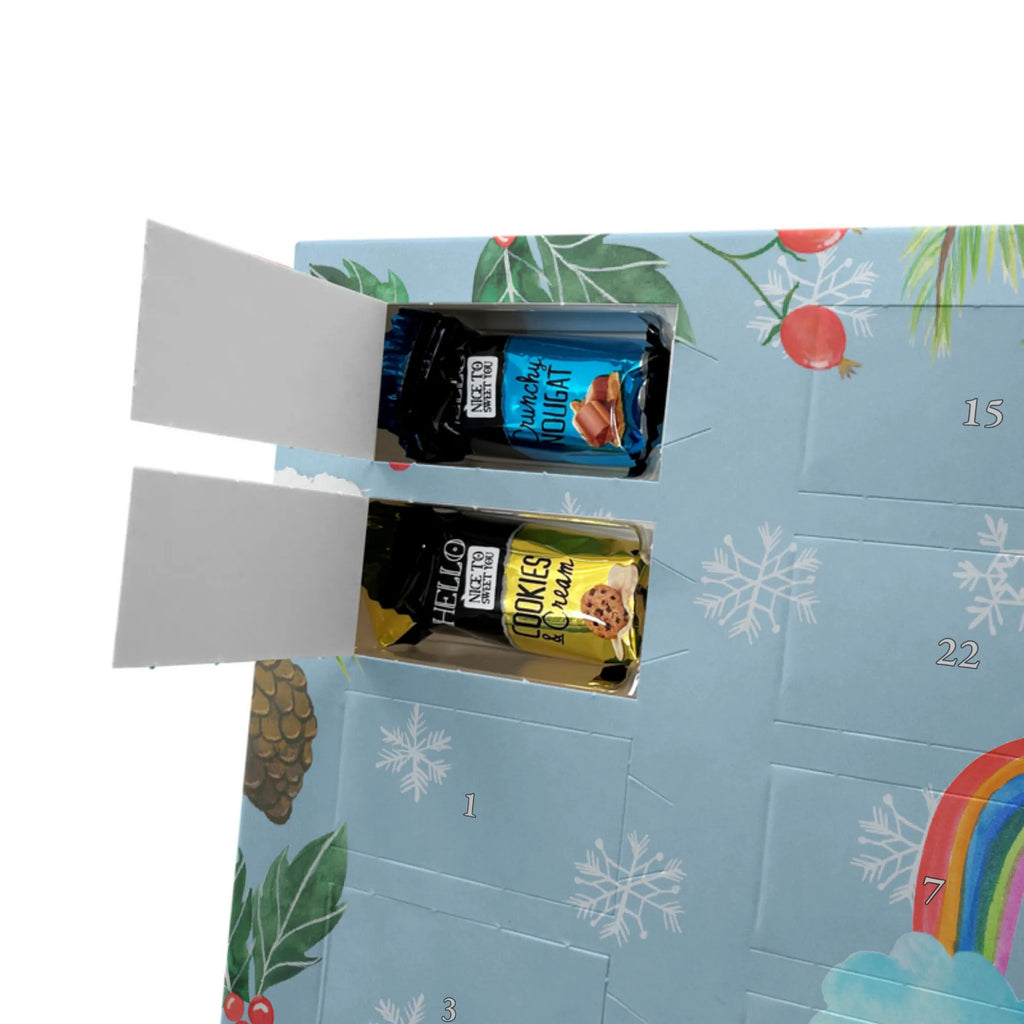 Personalisierter Schoko Adventskalender Einhorn Pupsen Adventskalender mit Namen, Personalisierter Adventskalender, Einhörner, Einhorn, Unicorn, Einhorn Deko, Freundin, Lustig, Erwachsenwerden, Regenbogen, Einhornpower, Glitzer, Pups, Spaß