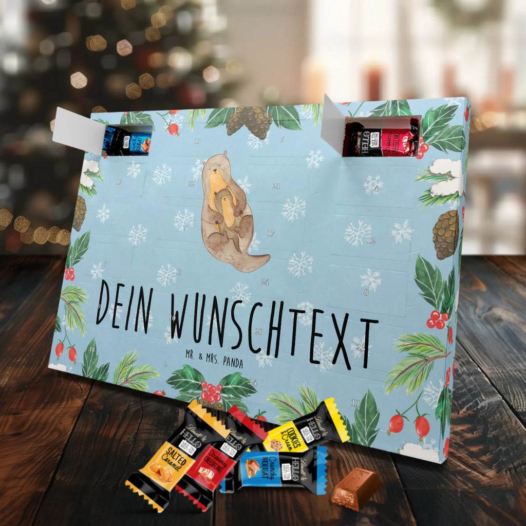Adventskalender mit Namen Otter Kind Personalisierter Adventskalender, Adventskalender mit Namen, Fischotter, Seeotter, Otter, Otter Seeotter See Otter