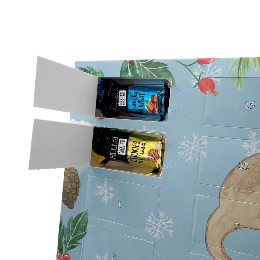 Adventskalender mit Namen Otter Hände halten Personalisierter Adventskalender, Adventskalender mit Namen, Fischotter, Seeotter, Otter, Otter Seeotter See Otter