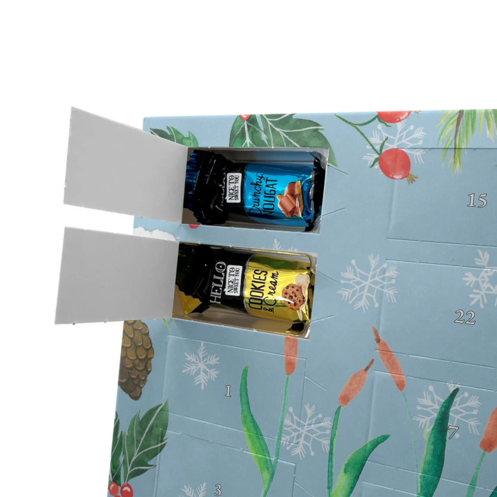 Personalisierter Schoko Adventskalender Otter Stein Adventskalender mit Namen, Personalisierter Adventskalender, Otter, Fischotter, Seeotter, Otter Seeotter See Otter