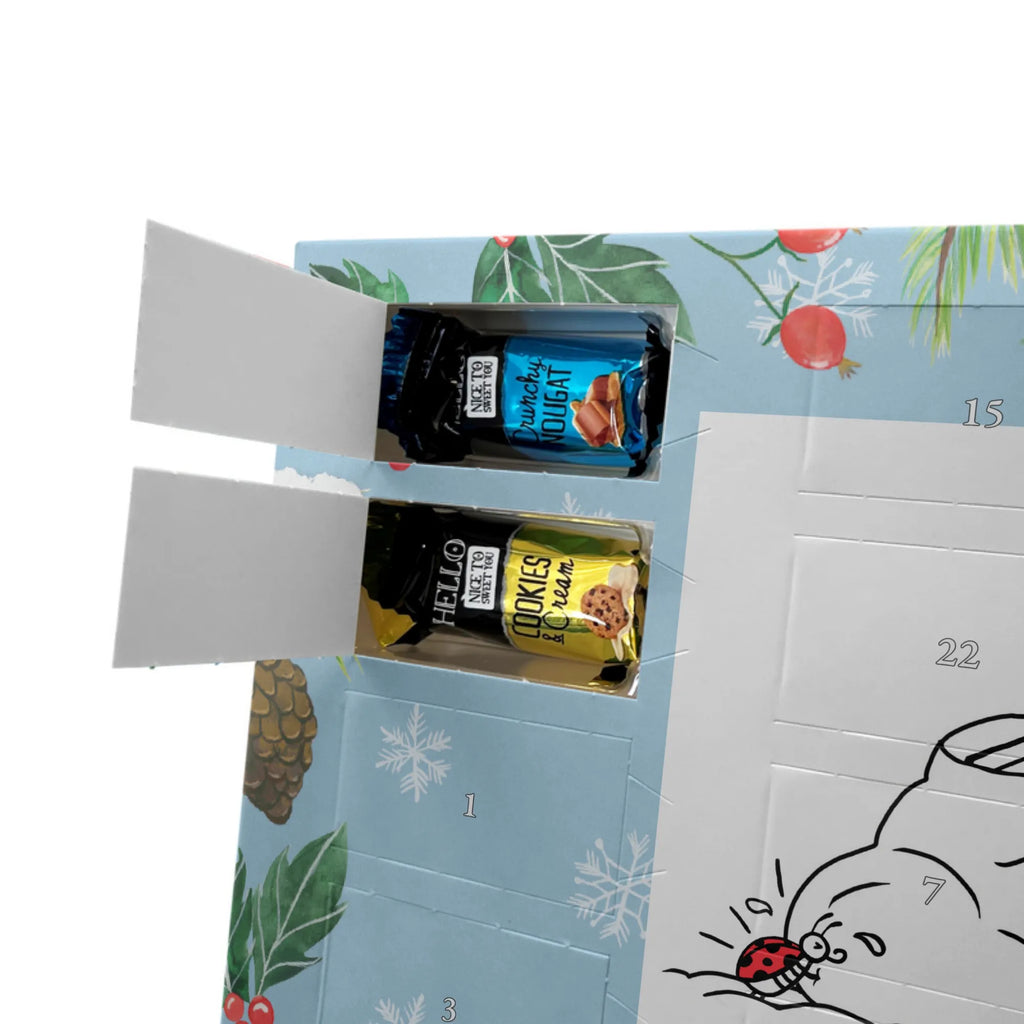  Panda Christmas Personalisierter Adventskalender, Adventskalender mit Namen