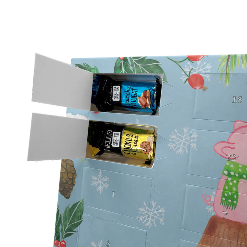  Glowing Pig Bash snow, Christmas time