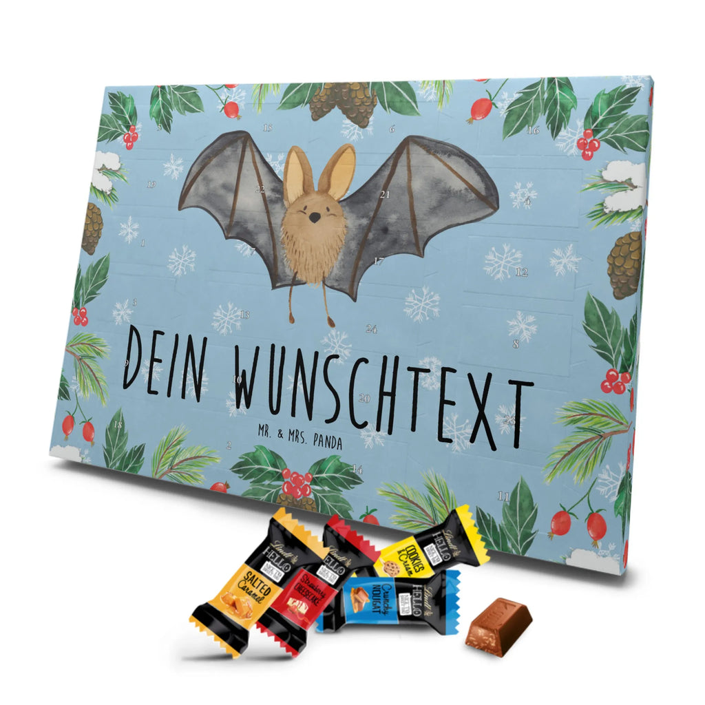 Adventskalender mit Namen Fledermaus Flügel Adventskalender mit Namen, Personalisierter Adventskalender, Tiermotive, Tiere, Gute Laune, Lustige Sprüche