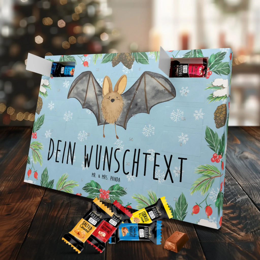 Adventskalender mit Namen Fledermaus Flügel Adventskalender mit Namen, Personalisierter Adventskalender, Tiermotive, Tiere, Gute Laune, Lustige Sprüche