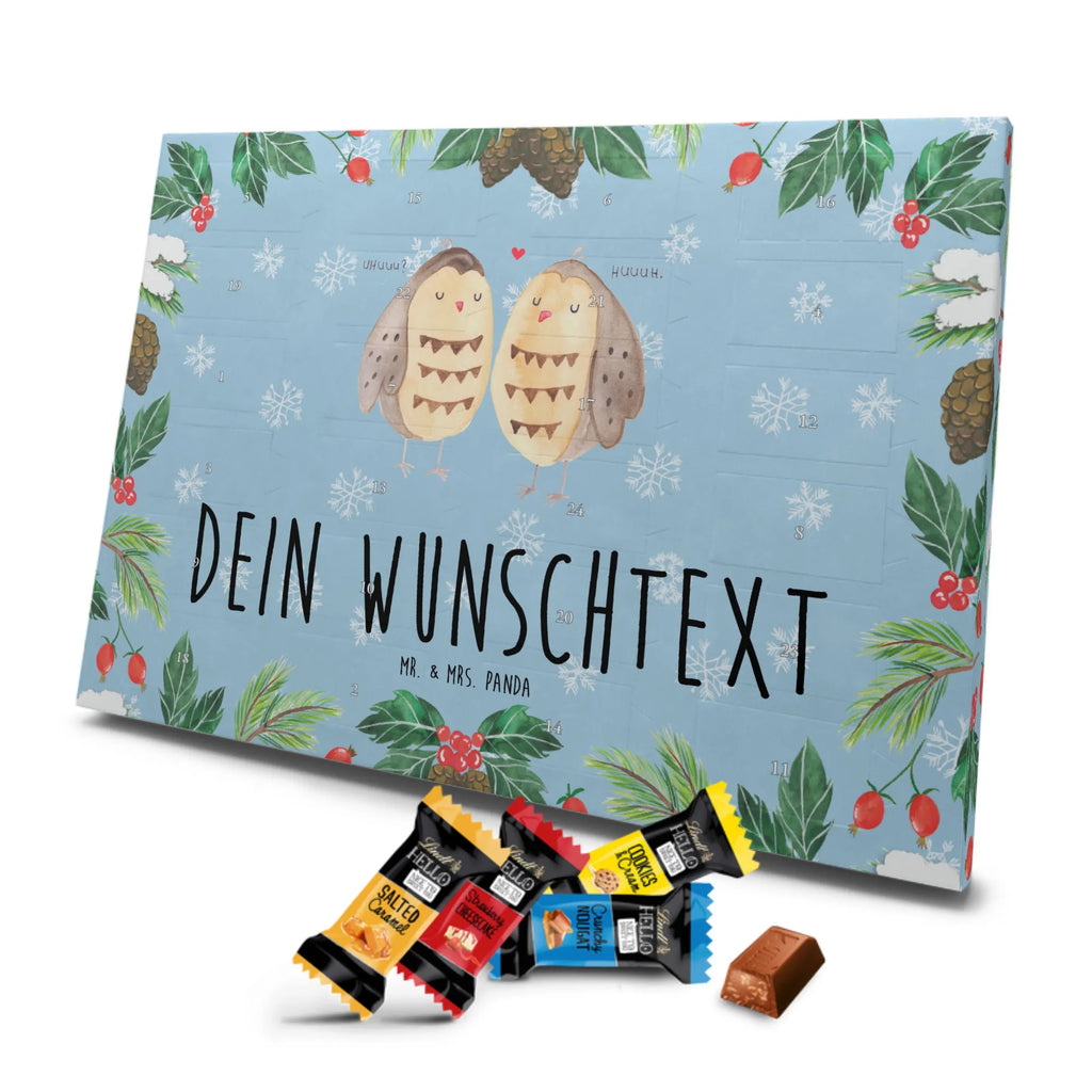 Adventskalender mit Namen Eulen Liebe Adventskalender mit Namen, Personalisierter Adventskalender, Eule, Freundin Geschenk, Liebe, Owl, Eule Deko, Wortspiel Lustig, All You Need Is Love, Liebe Spruch, Hochzeit Spruch, Freund