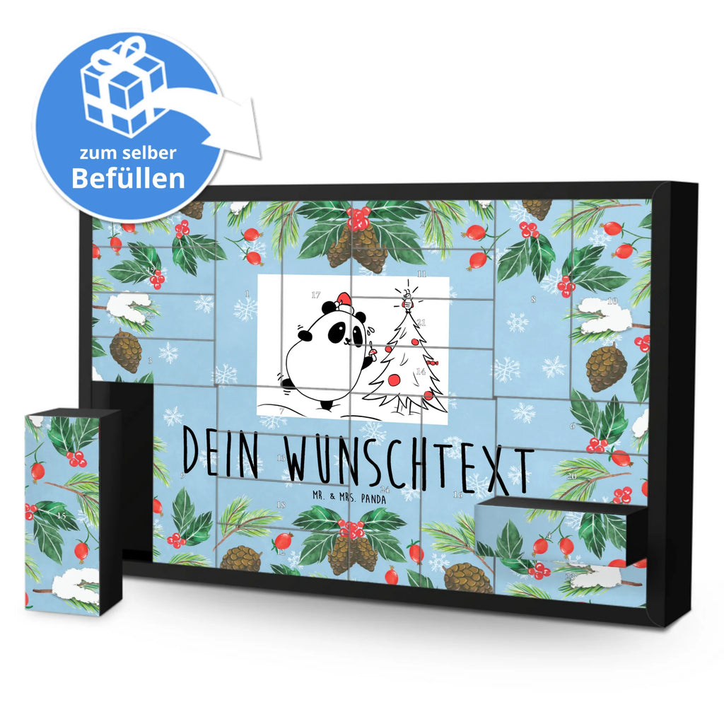  Panda Okres świąteczny Befüllbarer Adventskalender, Adventskalender Zum Selbst Befüllen