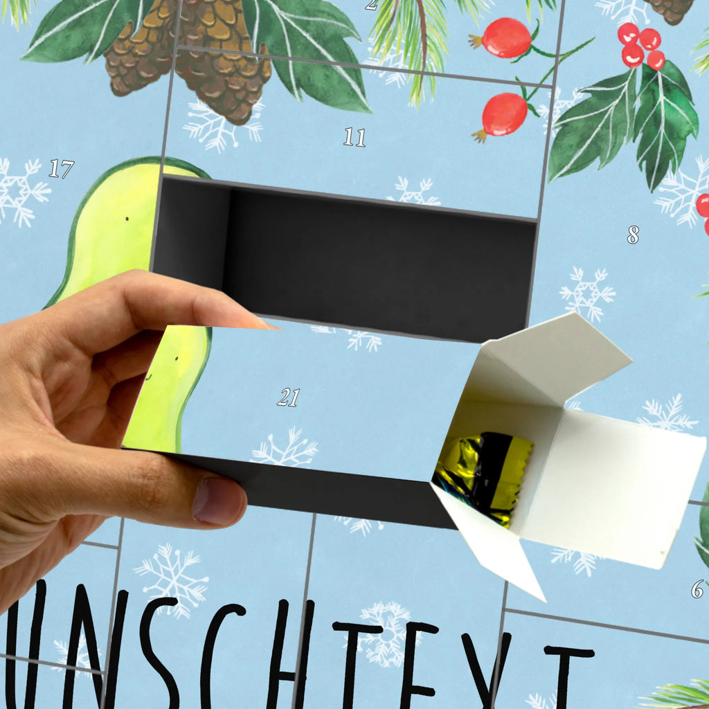 Personalisierter Befüllbarer Adventskalender Avocado Kern Befüllbarer Adventskalender, Adventskalender Zum Selbst Befüllen, Avocado, Gesund, Veggie, Vegan, Pflanze, Avokado, Kern, Spruch Leben, Avocadokern