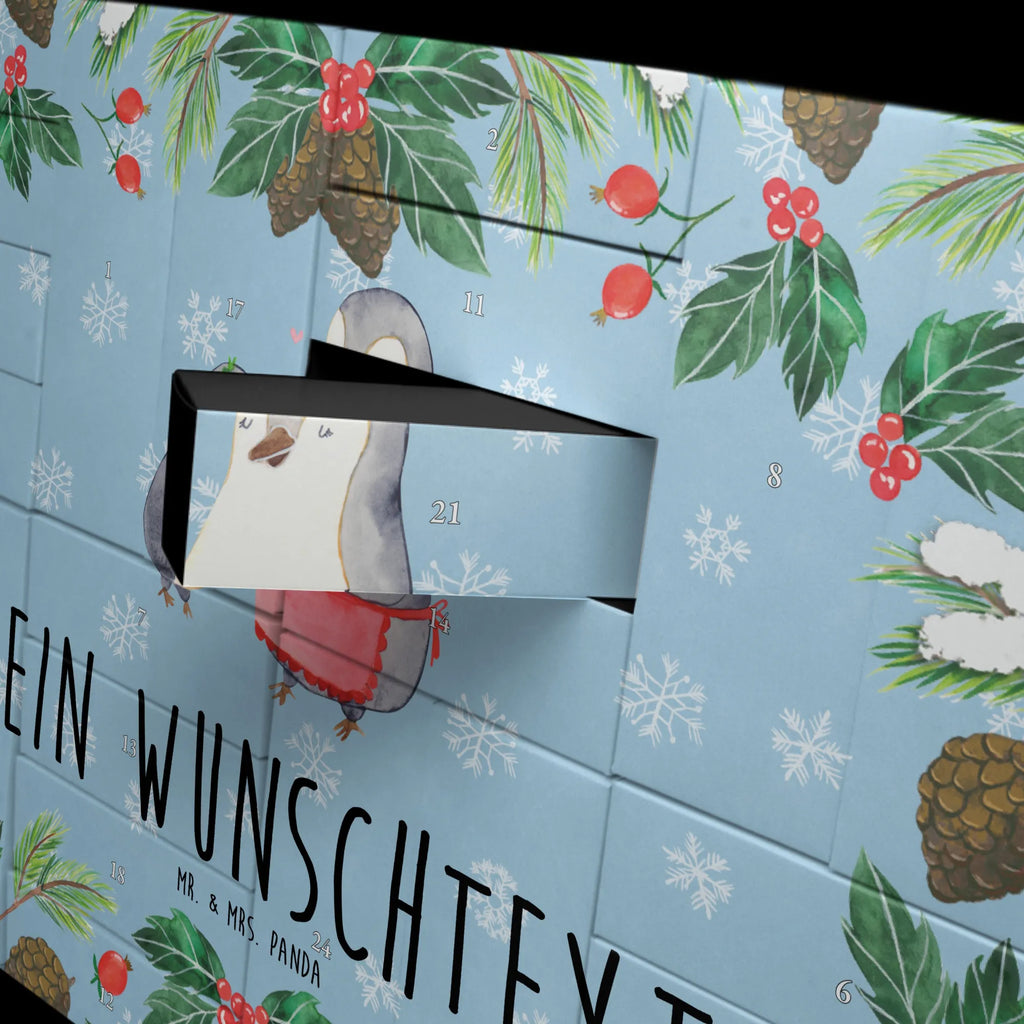 Personalisierter Befüllbarer Adventskalender Pinguin mit Kind Befüllbarer Adventskalender, Adventskalender Zum Selbst Befüllen, Mama, Oma, Opa, Schwester, Papa, Bruder, Muttertag, Vatertag, Familie, Mutti, Geburststag, Geschenk, Mutter, Mami