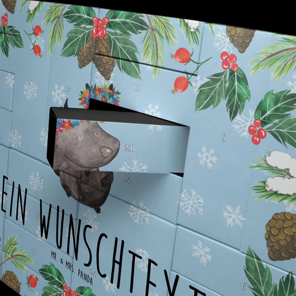 Personalisierter Befüllbarer Adventskalender Stinktier Mädchen Befüllbarer Adventskalender, Adventskalender Zum Selbst Befüllen, Stinktier, Skunk, Yoga, Namaste, Stinki, Raubtier, Stinker, Wildtier