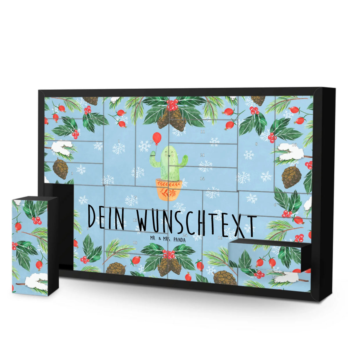Personalisierter Befüllbarer Adventskalender Kaktus Luftballon