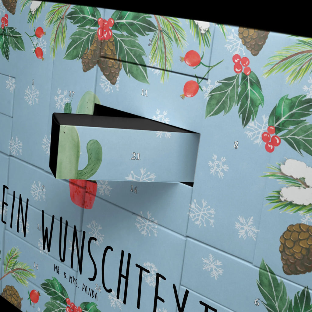 Personalisierter Befüllbarer Adventskalender Kaktus Wut Adventskalender Zum Selbst Befüllen, Befüllbarer Adventskalender, Kaktus, Kakteen, Büroalltag, Chefin, Büro, Kollegin, ärgern, wütend, Schule, Kollege