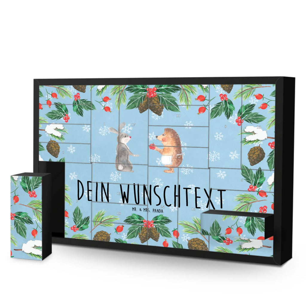 Personalisierter Befüllbarer Adventskalender Hase Igel Befüllbarer Adventskalender, Adventskalender Zum Selbst Befüllen, Tiermotive, Tiere, Gute Laune, Lustige Sprüche, Hase, Trösten, Igel und Hase, Igel, Trennungsschmerz, Spruch Romantisch, Liebe Spruch, Herzschmerz, Liebeskummer Geschenk