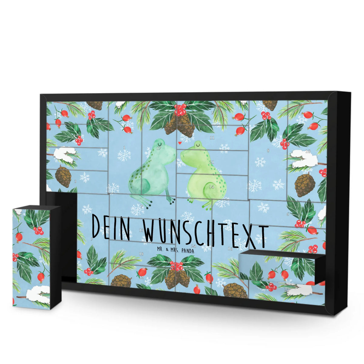 Personalisierter Befüllbarer Adventskalender Frosch Liebe