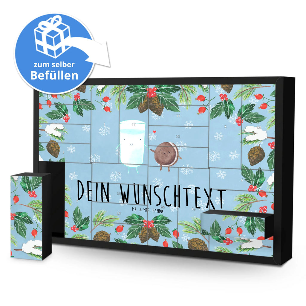 Personalisierter Befüllbarer Adventskalender Milch Keks Adventskalender Zum Selbst Befüllen, Befüllbarer Adventskalender, Tiermotive, Tiere, Gute Laune, Lustige Sprüche, Kaffee, Motiv Süß, Einladung Frühstück, Milch, Keks, Romantisch, Perfektes Paar, Cookie, Kekse, Milk