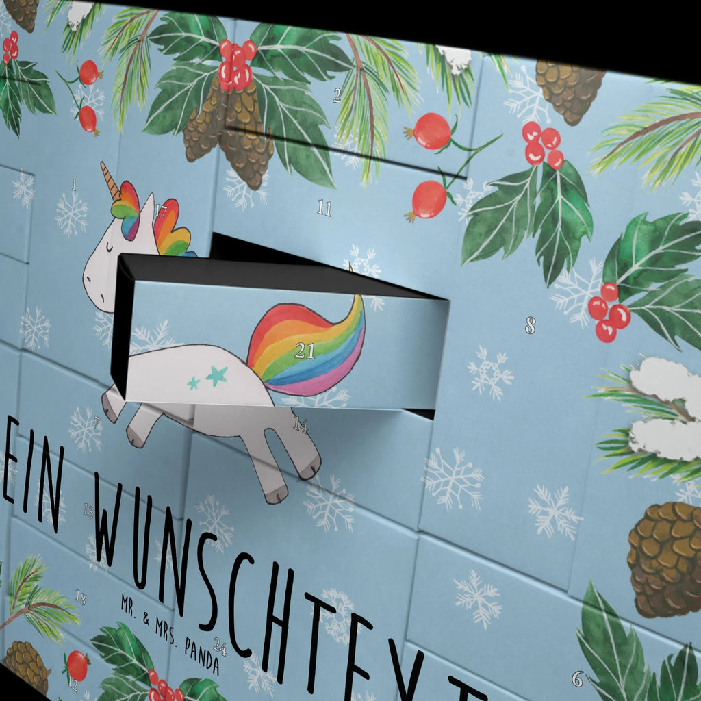 Personalisierter Befüllbarer Adventskalender Einhorn Happy Befüllbarer Adventskalender, Adventskalender Zum Selbst Befüllen, Einhorn, Einhorn Deko, Einhörner, Unicorn, Fröhlich, Freude, glücklich, Lachen, Spaß, Spannend, Lächeln, Lebensfreude, Witzig