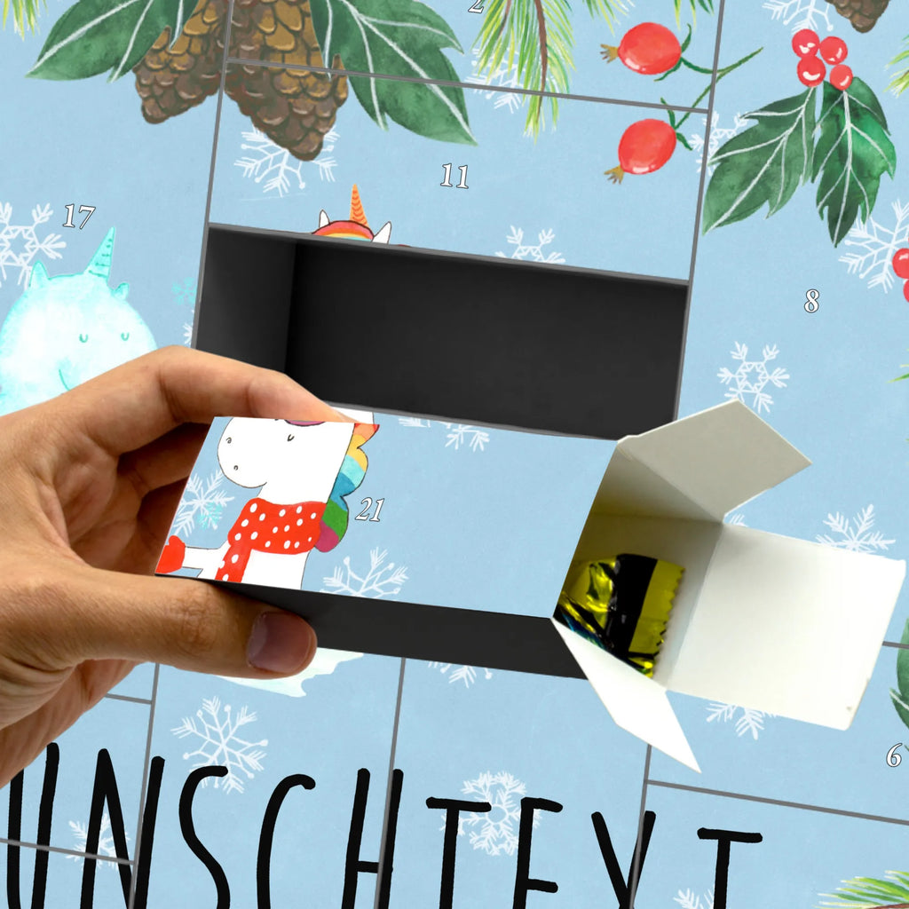 Personalisierter Befüllbarer Adventskalender Einhorn Schneemann Adventskalender Zum Selbst Befüllen, Befüllbarer Adventskalender, Einhorn, Einhorn Deko, Einhörner, Unicorn, Schneemann, X-Mas, Schnee, Mütze, Kuchen, Handschuhe, Winter, Weihnachten, kalt