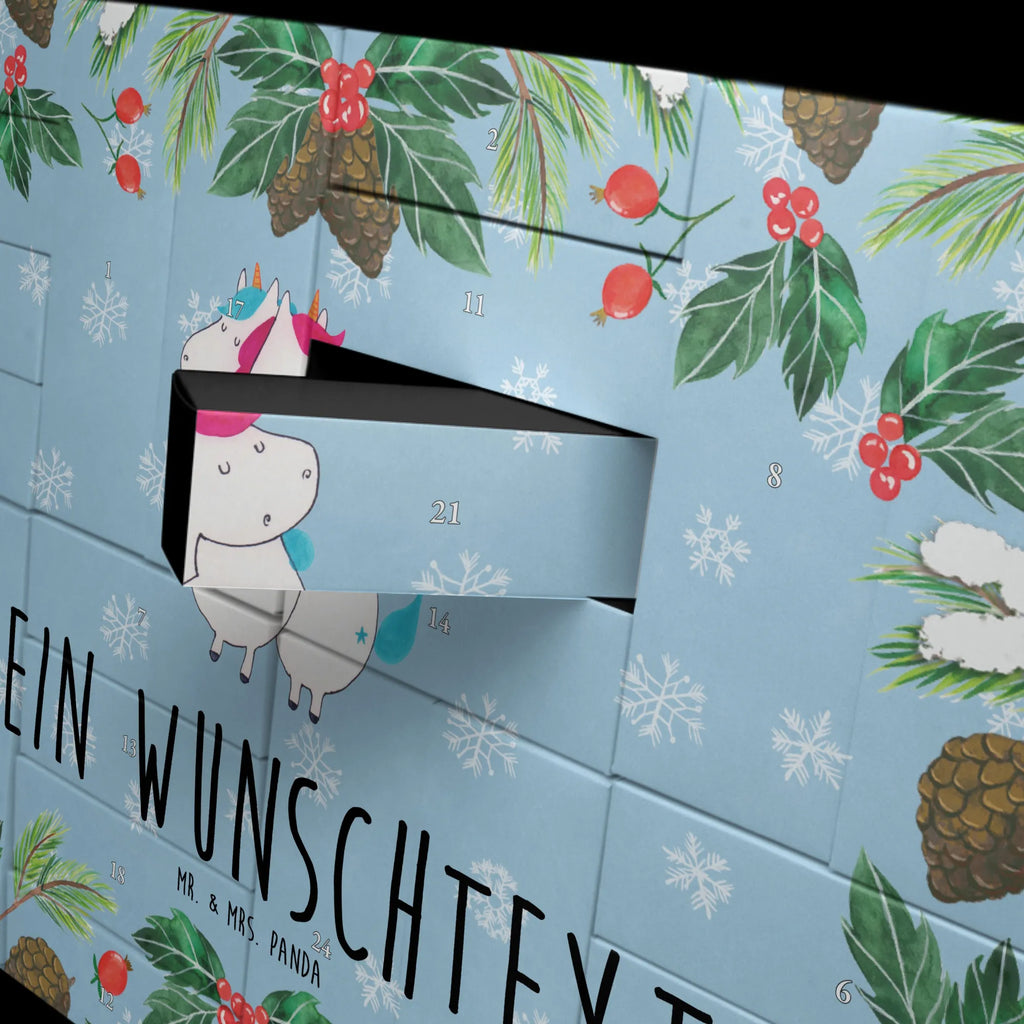 Personalisierter Befüllbarer Adventskalender Einhörner Umarmen Adventskalender Zum Selbst Befüllen, Befüllbarer Adventskalender, Einhorn, Einhorn Deko, Einhörner, Unicorn, Schwestern, Freundinnen, Sister, Liebe, Familie, Freundin, Schwester, Geschwister, BFF
