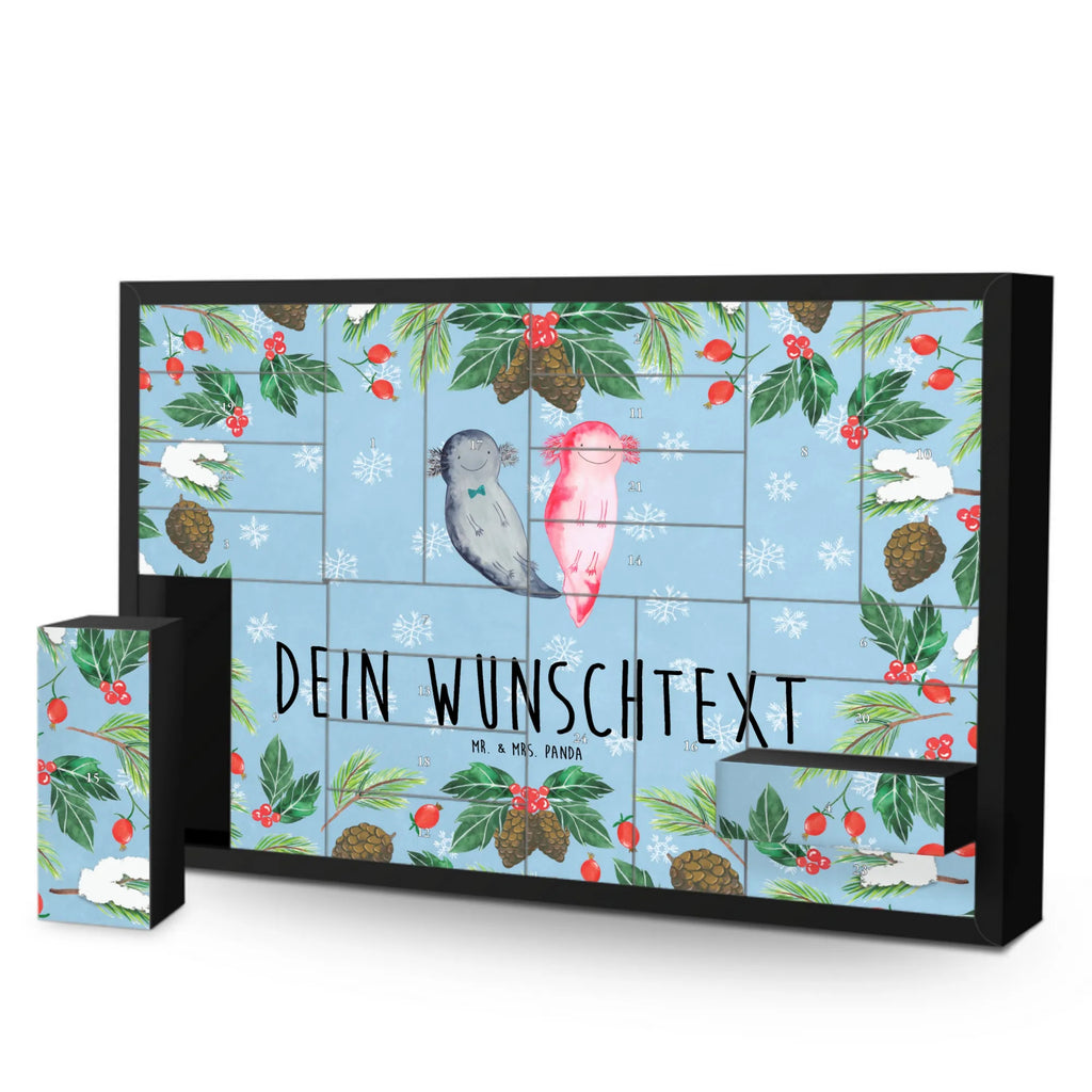 Personalisierter Befüllbarer Adventskalender Axolotl Freundin Befüllbarer Adventskalender, Adventskalender Zum Selbst Befüllen, Axolotl, Molch, Ehemann, Verlobter, Liebe, Lurch, Schwanzlurch, Axolot, Jahrestag, Große Liebe, Liebesbeweis, Valentinstag, Freund, Lurche
