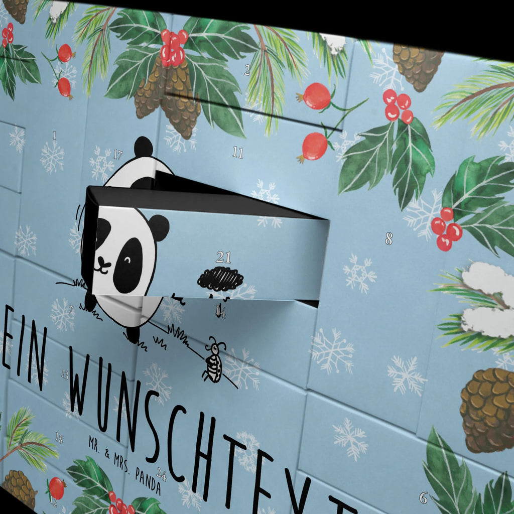Personalisierter Befüllbarer Adventskalender Panda Zusammenhalt Adventskalender Zum Selbst Befüllen, Befüllbarer Adventskalender