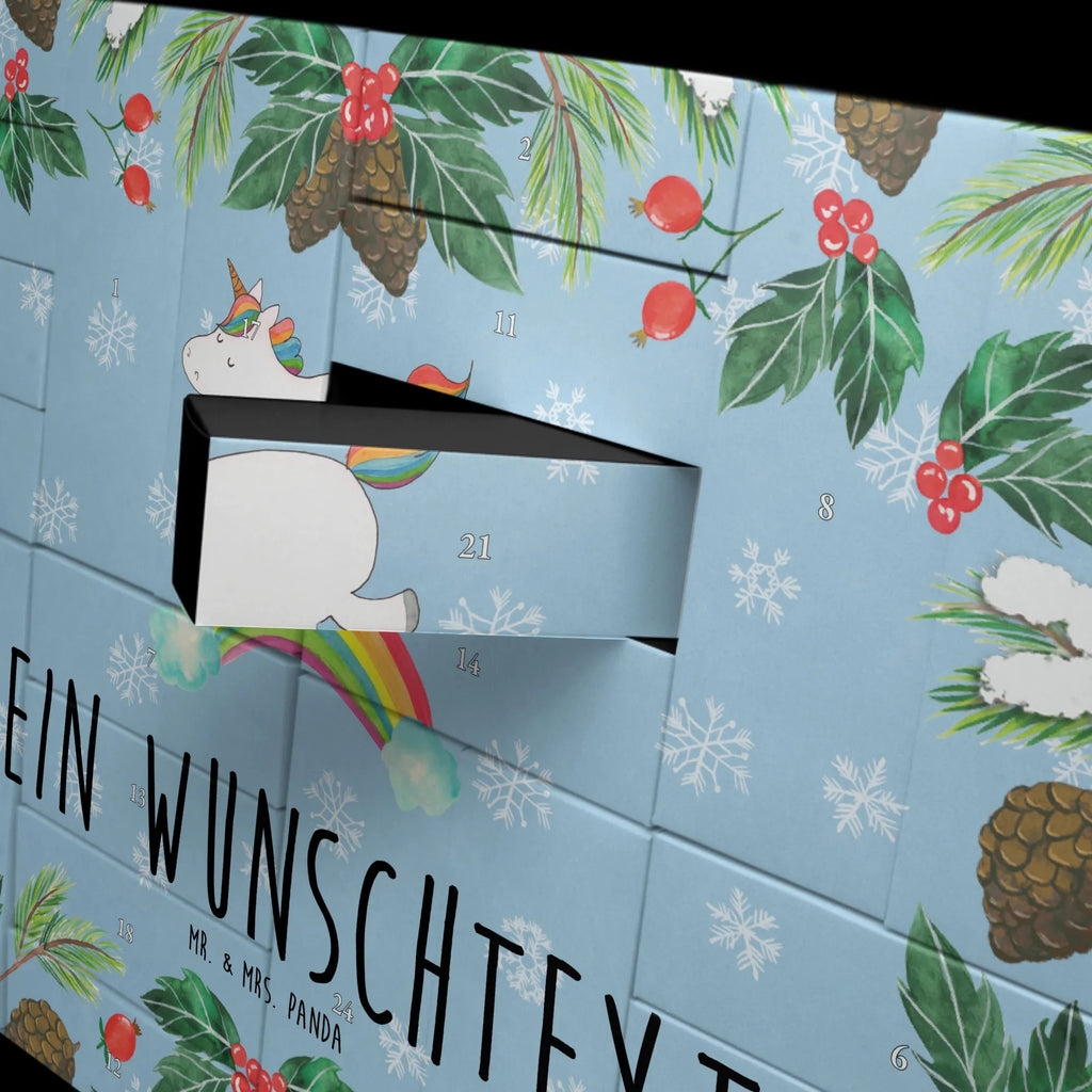 Personalisierter Befüllbarer Adventskalender Einhorn Regenbogen Befüllbarer Adventskalender, Adventskalender Zum Selbst Befüllen, Einhorn, Einhorn Deko, Einhörner, Unicorn, Glitzer, Einhornautobahn, Regenbogen, Einhornpower, Erwachsenwerden