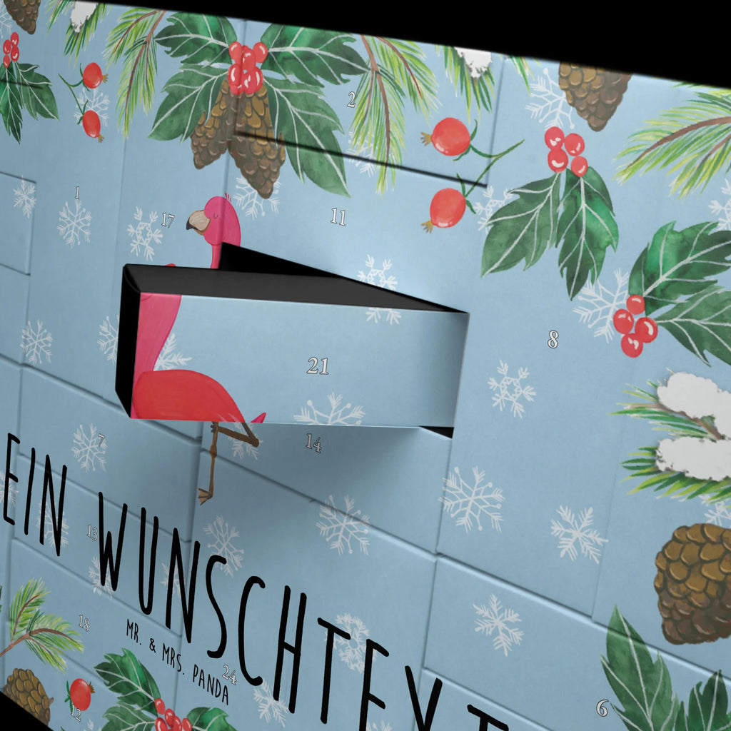 Personalisierter Befüllbarer Adventskalender Flamingo Yoga Befüllbarer Adventskalender, Adventskalender Zum Selbst Befüllen, Flamingo, Yoga, Yoga-Übung, Vogel, Entspannung, Namaste, Tiefenentspannung, Ärger, Achtsamkeit, Aufregen