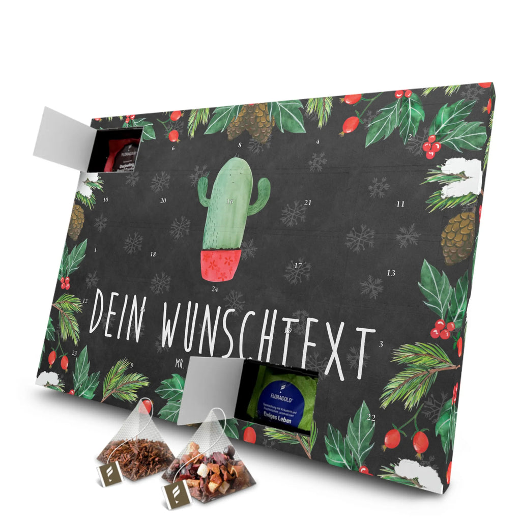Personalisierter Tee Adventskalender Kaktus Wut Personalisierter Tee Adventskalender, Kakteen, Kaktus, Schule, Büro, Kollege, wütend, Kollegin, Büroalltag, ärgern, Chefin