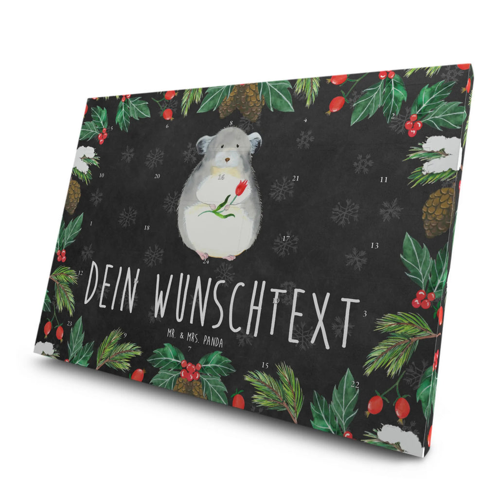 Personalisierter Tee Adventskalender Chinchilla Blume Personalisierter Tee Adventskalender, Tiere, Tiermotive, Gute Laune, Lustige Sprüche, Glücklichsein, Depressionen, Kummer, traurig sein, Chaos, Büroalltag, Büro, Liebeskummer, Chinchilla, Chinchillas