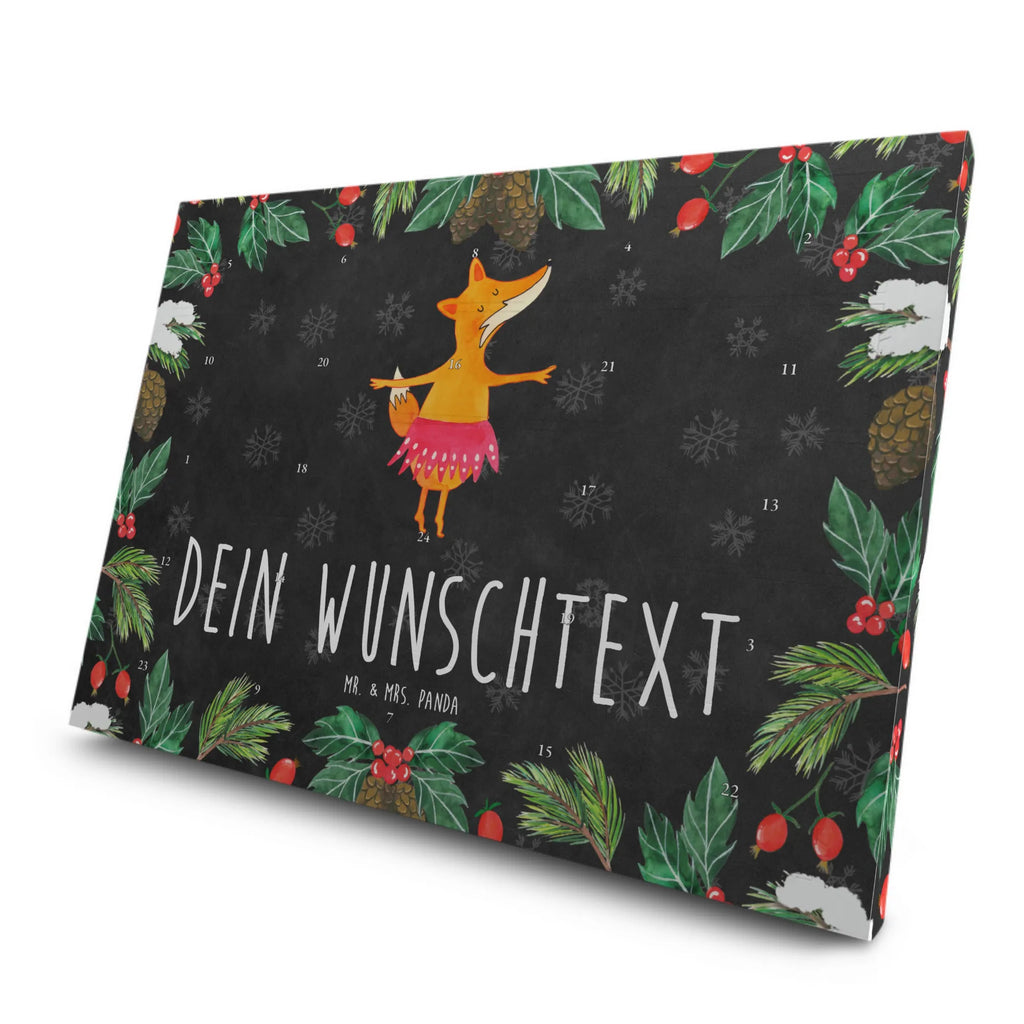 Personalisierter Tee Adventskalender Fuchs Ballerina Personalisierter Tee Adventskalender, Fuchs, Einladung, Geburtstag, Füchsin, Party, Tanzen, Füchse, Fuchs Spruch, Ballerina, Tänzerin, Ballett