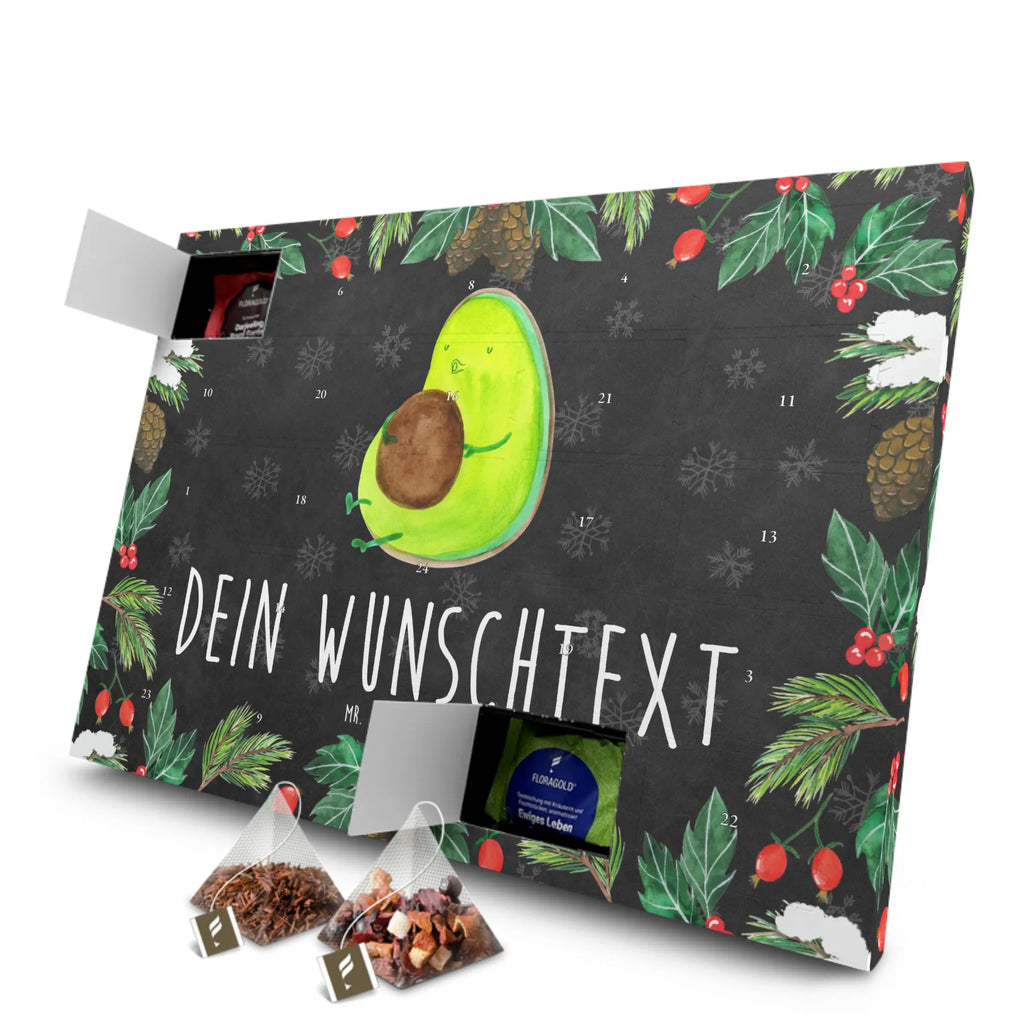 Personalisierter Tee Adventskalender Avocado Pfeifen Personalisierter Tee Adventskalender, Avocado, Gesund, Veggie, Vegan, Ernährung, Diät, Abnehmen, dick sein