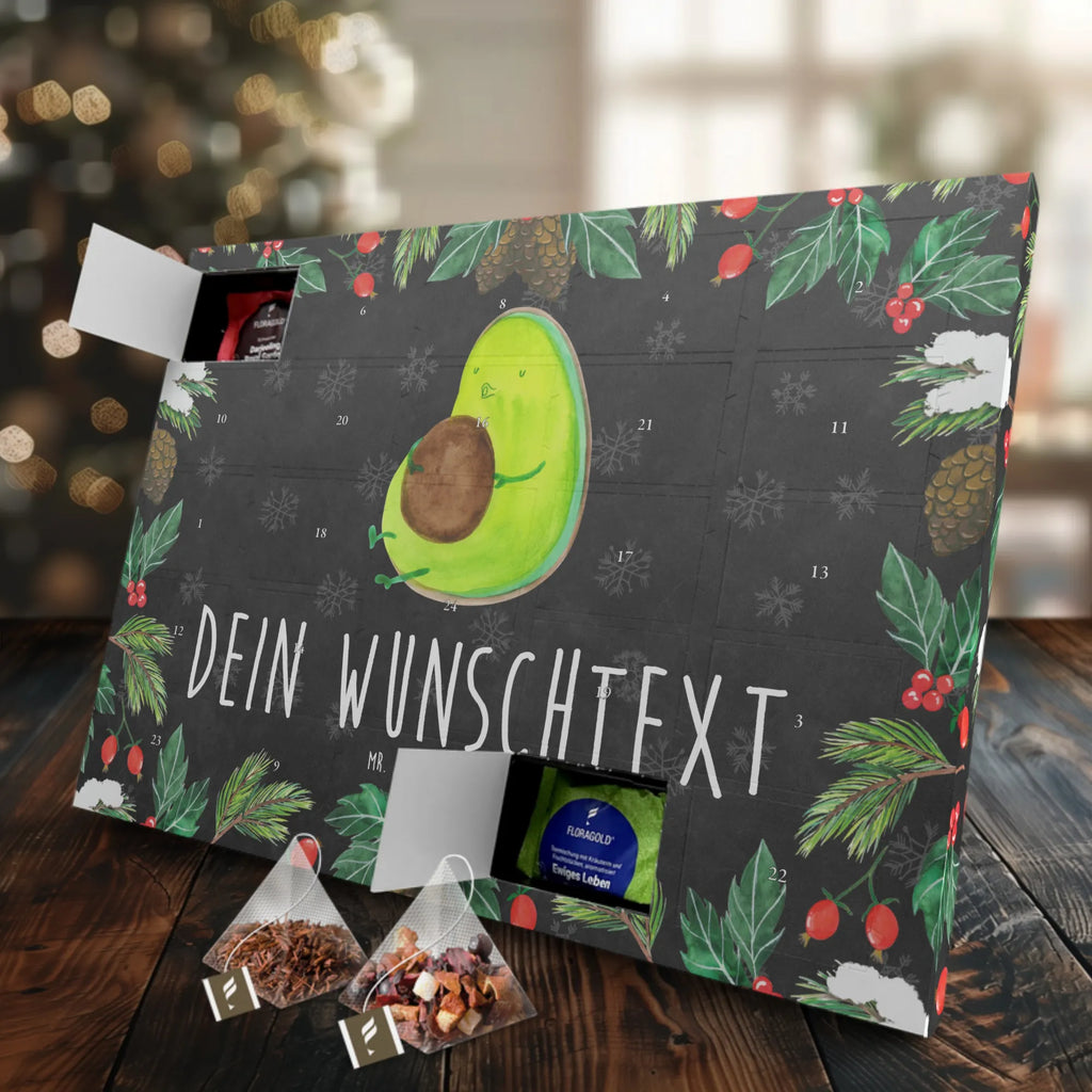 Personalisierter Tee Adventskalender Avocado Pfeifen Personalisierter Tee Adventskalender, Avocado, Gesund, Veggie, Vegan, Ernährung, Diät, Abnehmen, dick sein
