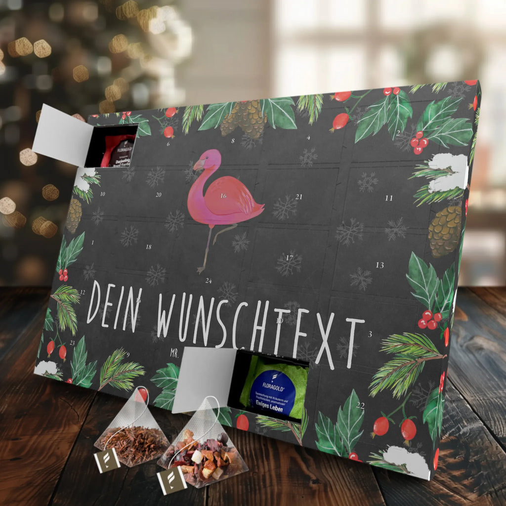 Personalisierter Tee Adventskalender Flamingo Classic Personalisierter Tee Adventskalender, Flamingo, für Mich, Außenseiter, Selbstliebe, Stolz, Einzigartig, Freundin, Sohn, Ich, Spruch, Tochter, Geschwister, Freundinnen