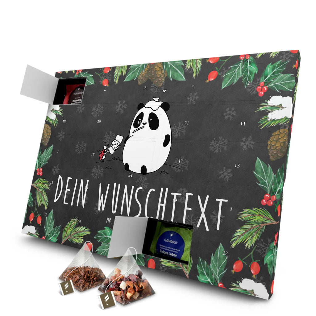  Panda Szybkiego powrotu do zdrowia Personalisierter Tee Adventskalender