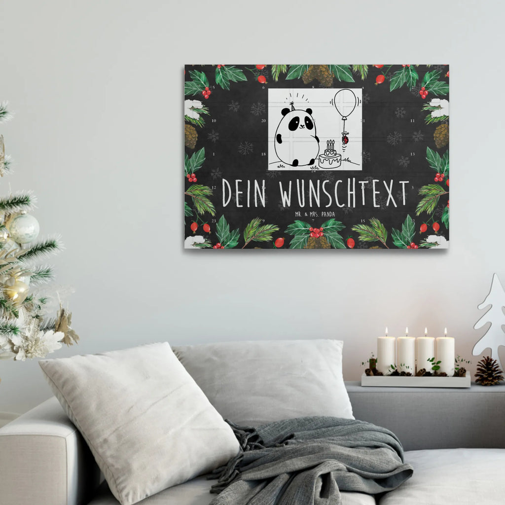  Panda Birthday Personalisierter Tee Adventskalender