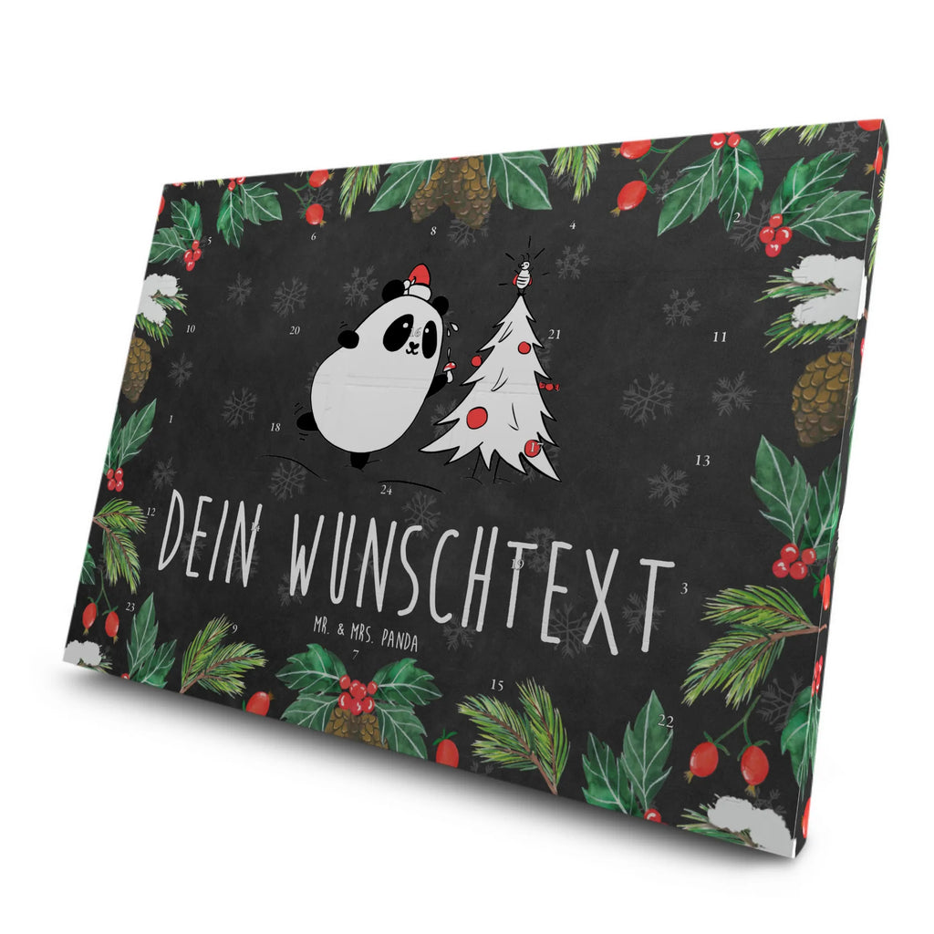 Personalisierter Tee Adventskalender Panda Weihnachtszeit Personalisierter Tee Adventskalender