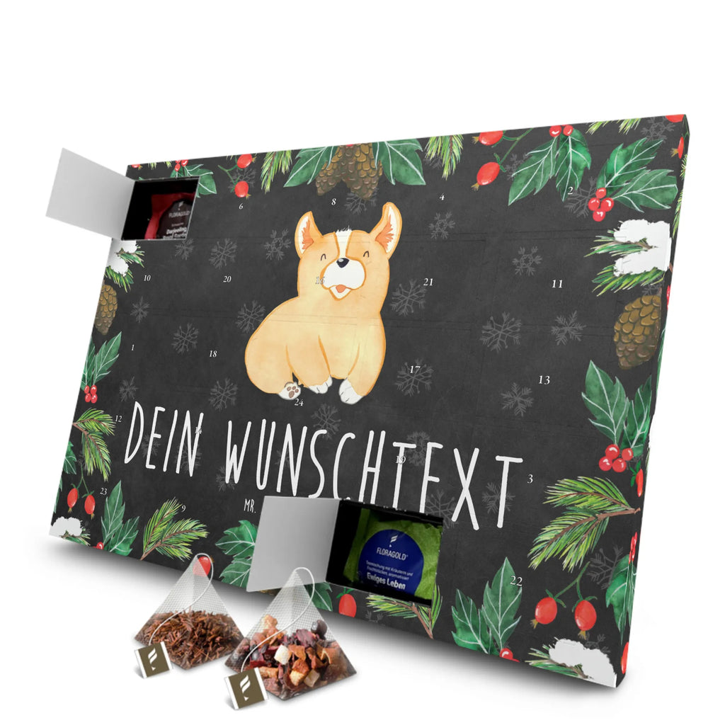 Personalisierter Tee Adventskalender Corgie Personalisierter Tee Adventskalender, Hunderasse, Tierliebhaber, Hundemotiv, Haustier, Hundebesitzer, Hund, Sprüche, Spruch, Britisch, Motivation, Welsh Corgie Pembroke, Corgie, Hundespruch, Lebensfreude
