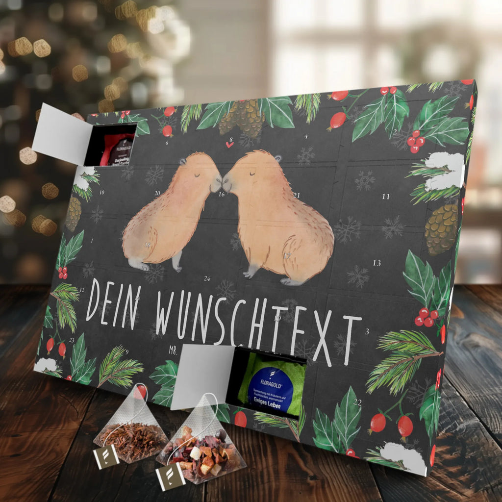 Personalisierter Tee Adventskalender Capybara Liebe Personalisierter Tee Adventskalender, Tiermotive, Tiere, Gute Laune, Lustige Sprüche, Geschenkidee, Verliebt, Kuschel Capybaras, Ehejubiläum, Ich Bin Deins, Herzlich, Valentinstag, Jahrestag, Du Bist Meins, Romantisches Geschenk, Capybara, Partnertiere, Liebesspruch, Beziehung, Paar, Liebe, Handgezeichnet, Liebesbeweis, Verschmolzen, Tierliebe