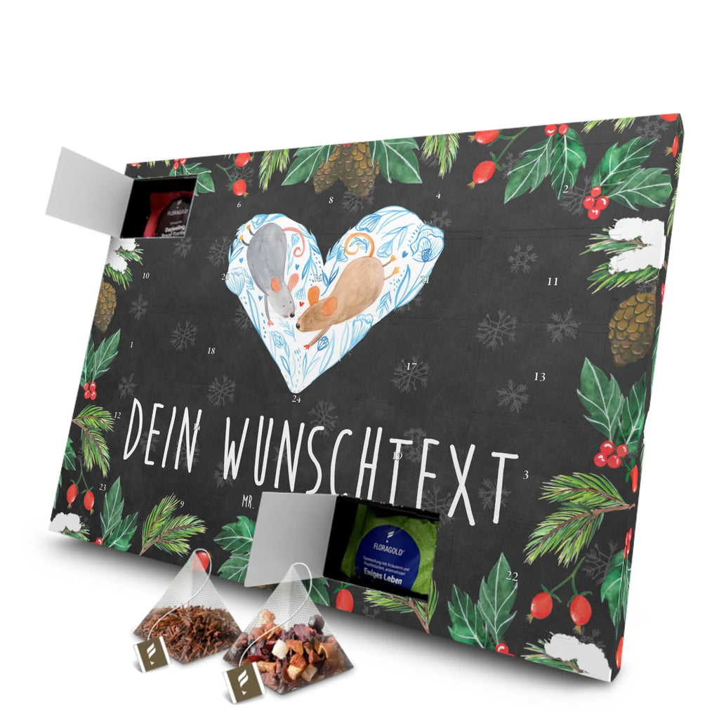 Personalisierter Tee Adventskalender Mäuse Herz Personalisierter Tee Adventskalender, Freundin, Jahrestag, Verlobung, Liebesgeschenk, Ehefrau, Heiratsantrag, Heiraten, Hocheitstag, Freund, Ehemann, Partner, Liebe, Liebesbotschaft, Liebesbeweis, Maus, Hochzeit, Mäuse, Gemeinsamkeit, Love, Geschenk für Zwei, Lieblingsmensch