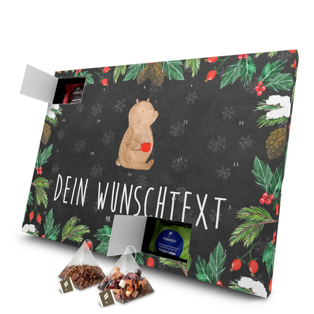 Personalisierter Tee Adventskalender Bär Morgenkaffee Personalisierter Tee Adventskalender, Freundin, Jahrestag, Verlobung, Liebesgeschenk, Ehefrau, Heiratsantrag, Heiraten, Hocheitstag, Freund, Ehemann, Partner, Liebe, Liebesbeweis, Mitbringsel, Geschenk für Freundin, Valentinstag, für Männer, Geschenk für Frauen, für Ehemann, Geschenk für Partner, Hochzeitstag