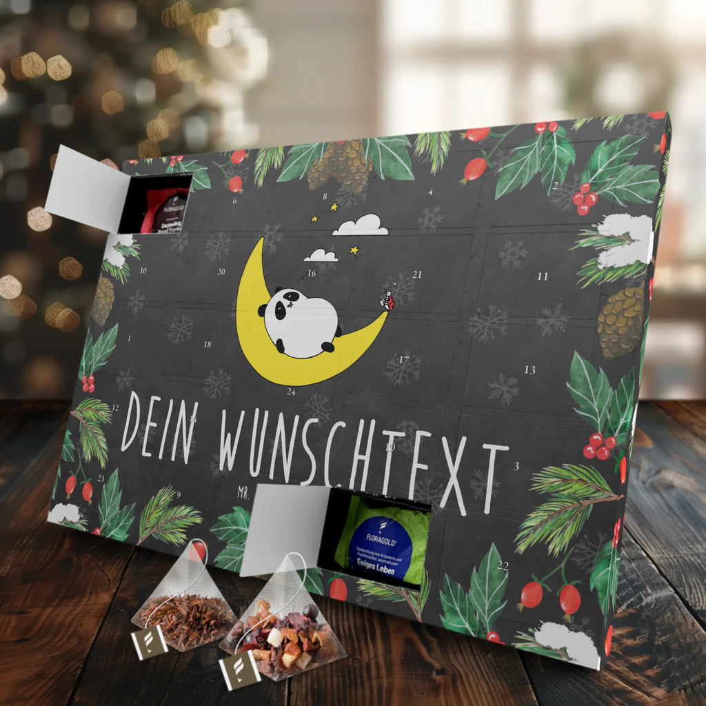 Personalisierter Tee Adventskalender Panda Easy Personalisierter Tee Adventskalender