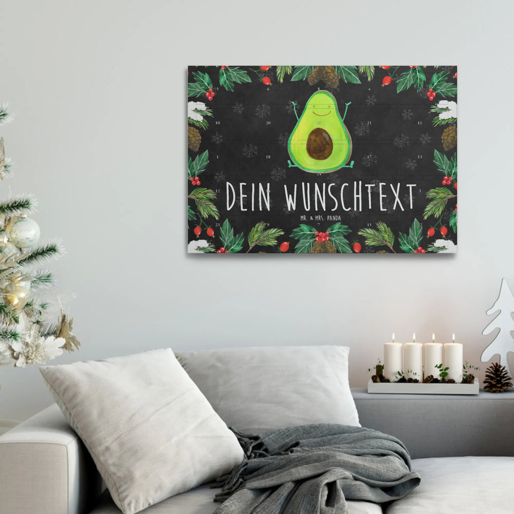 Personalisierter Tee Adventskalender Avocado Glücklich Personalisierter Tee Adventskalender, Avocado, Gesund, Veggie, Vegan, Chaos