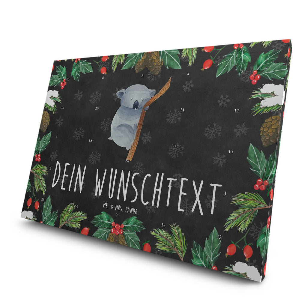 Personalisierter Tee Adventskalender Koalabär Personalisierter Tee Adventskalender, Tiermotive, Tiere, Gute Laune, Lustige Sprüche, Traum, Schlafzimmer, Koalabär, Bär, Koala, Traumland, schlafen, Träumen