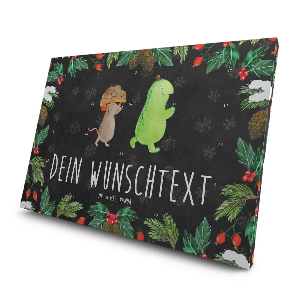 Personalisierter Tee Adventskalender Schildkröte Maus Personalisierter Tee Adventskalender, Schildkröte, Freunde, Beste Freunde, Beste Freundinnen, Freundinnen, Maus