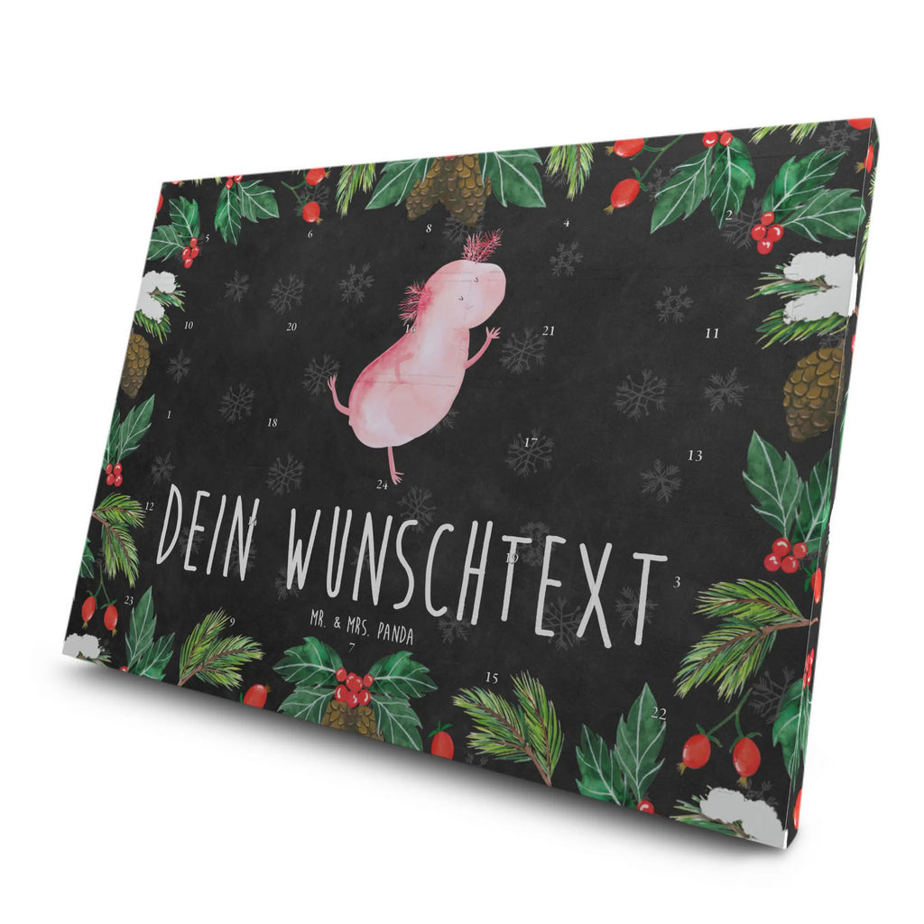 Personalisierter Tee Adventskalender Axolotl Tanzen Personalisierter Tee Adventskalender, Axolotl, Molch, Verrückt, Schwanzlurch, Beste Freundin, Freundin, Axolot, Lurche, Dachschaden, Sterne, Lurch