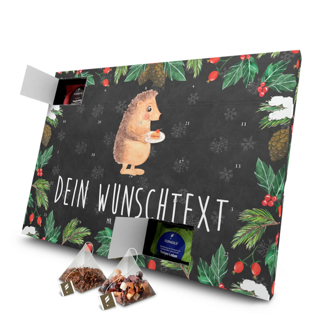 Personalisierter Tee Adventskalender Igel Kuchenstück Personalisierter Tee Adventskalender, Tiere, Tiermotive, Gute Laune, Lustige Sprüche, Igel, Kuchen, Backen Geschenk, Einladung Party, Kuchen Backen, Torte, Essen Spruch, Geburtstagskuchen