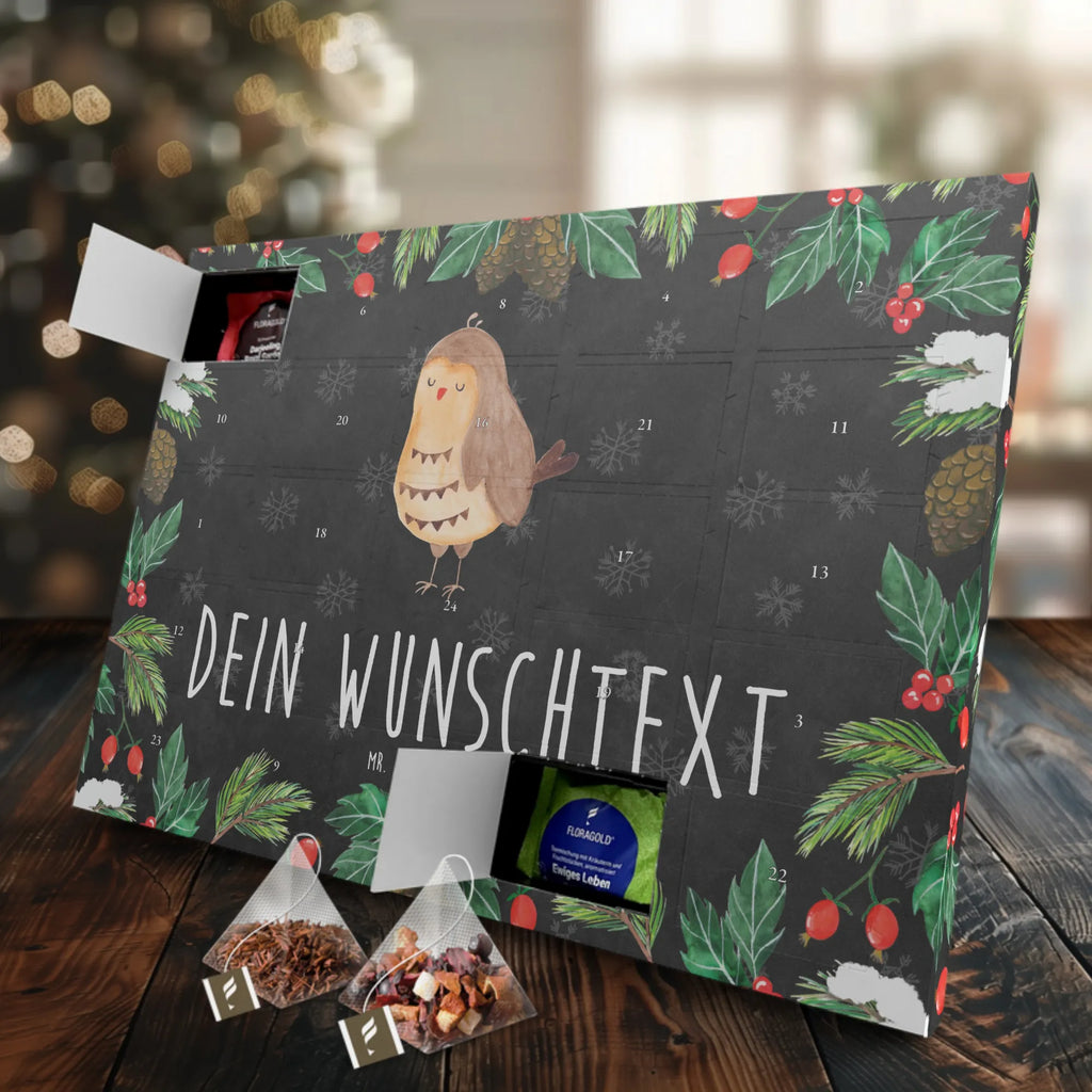Personalisierter Tee Adventskalender Eule Zufrieden Personalisierter Tee Adventskalender, Eule, Eule Spruch, Spruch schön, Geschenk Hochzeitstag, Wortspiel Lustig, Liebe Spruch, Romantisch, Eule Deko, Owl