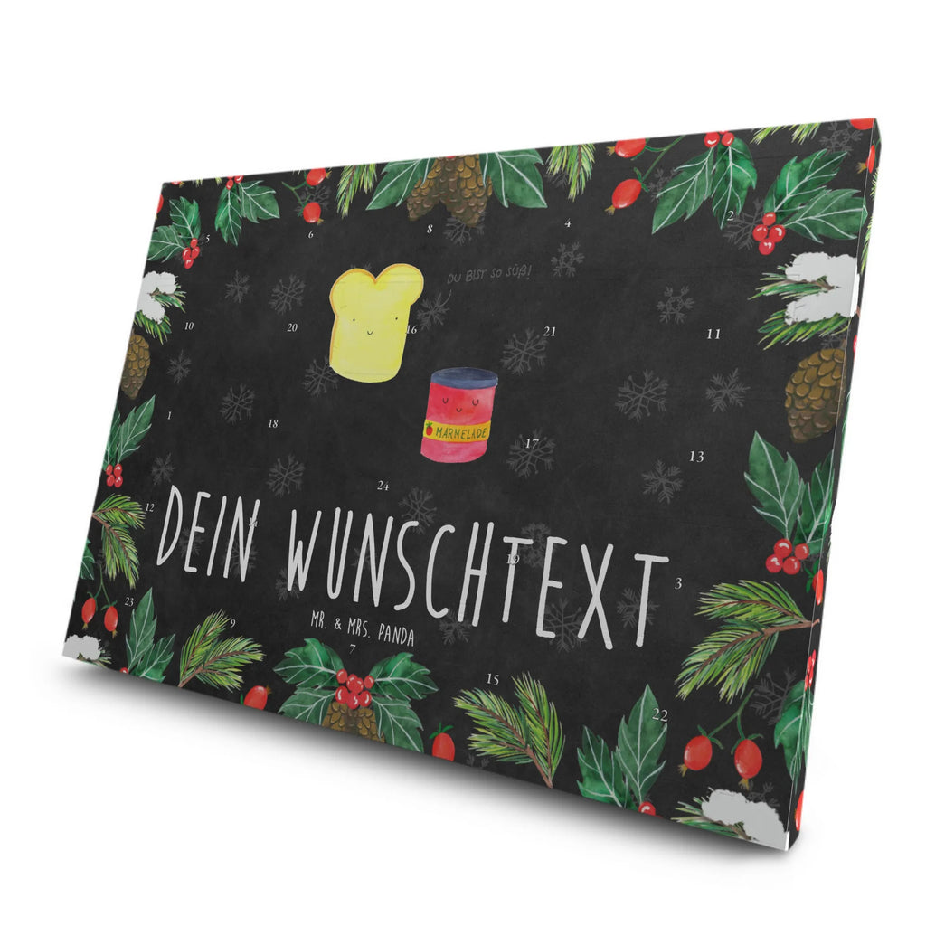 Personalisierter Tee Adventskalender Toast Marmelade Personalisierter Tee Adventskalender, Tiermotive, Tiere, Gute Laune, Lustige Sprüche, Süß, Süße Postkarte, Toast, Küche Spruch, Brot, Dreamteam, Frühstück Einladung, Marmelade, Toastbrot, Küche Deko